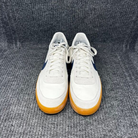 Nike Killshot 2 Leather Midnight Navy Beige Gum Shoes Mens Size 10.5 432997-107 - Picture 2 of 8